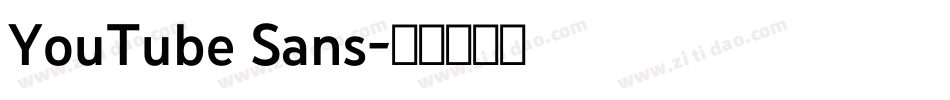 YouTube Sans字体转换